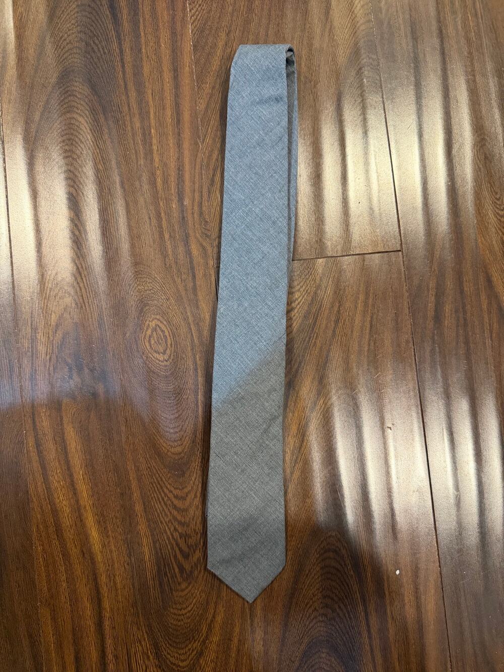 J Crew Grey Cotton Tie